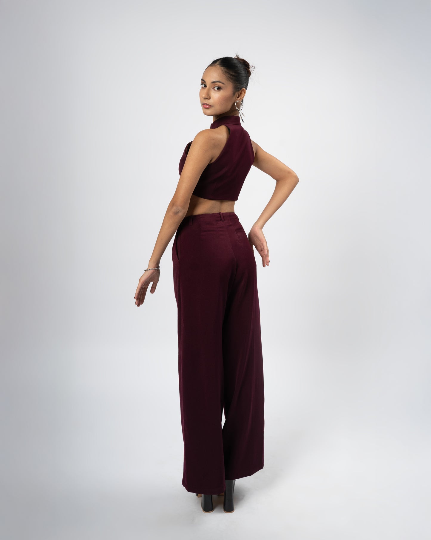 High Waist Straight Pants