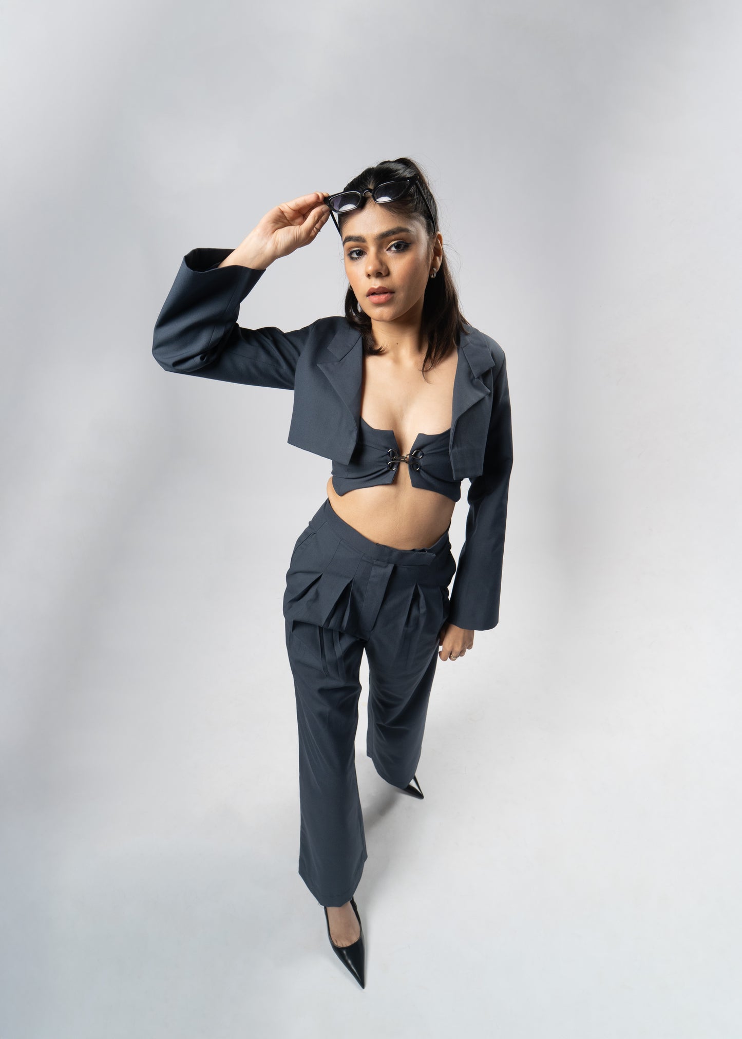 Double Box Pleated Pants